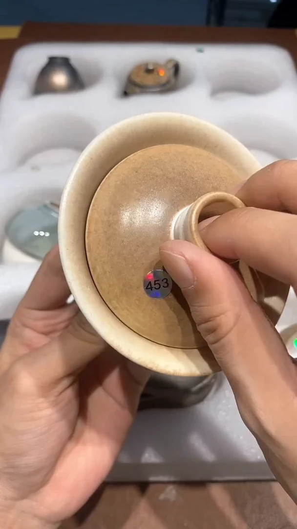 奢瓷/瑞寅柴烧茶器（盖碗）826