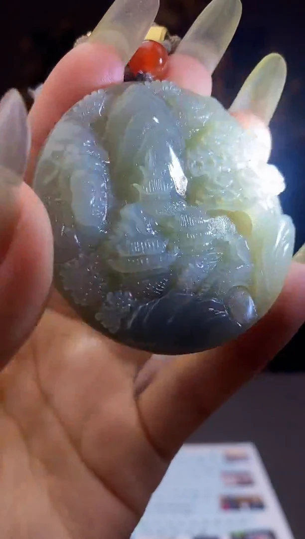 和田玉未镶嵌颈饰C377