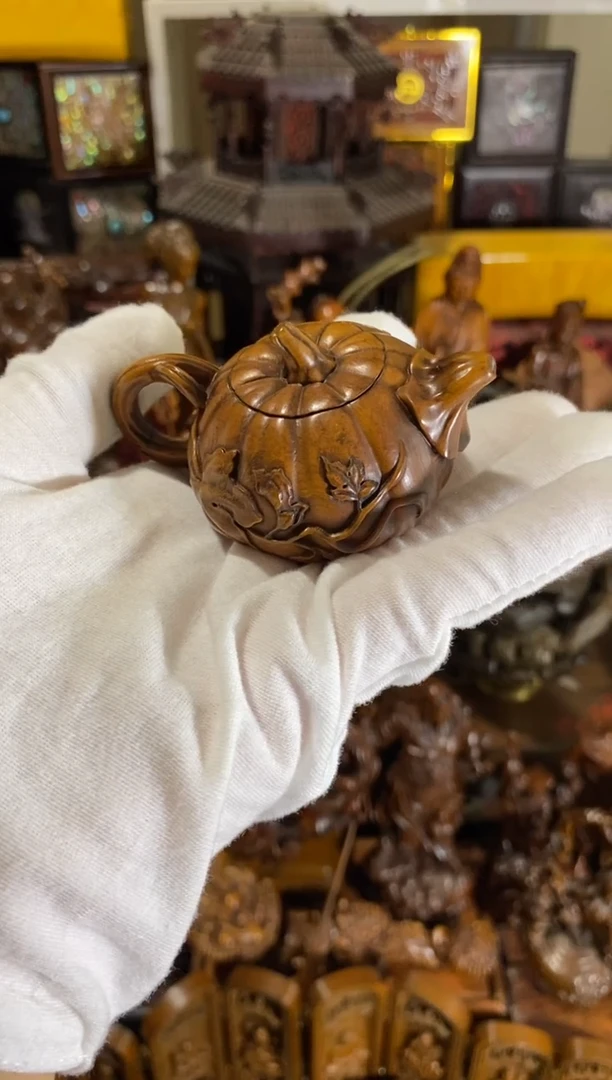 小叶黄杨小件平安壶