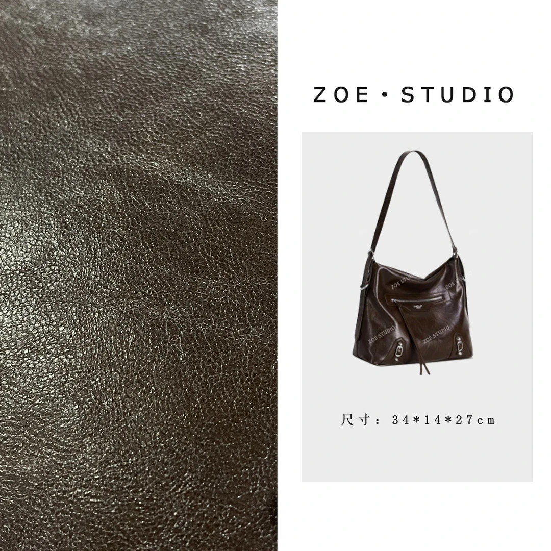 【ZOE】GQ-2959-咖啡轻奢女士时尚气质小众单肩腋下斜跨包包