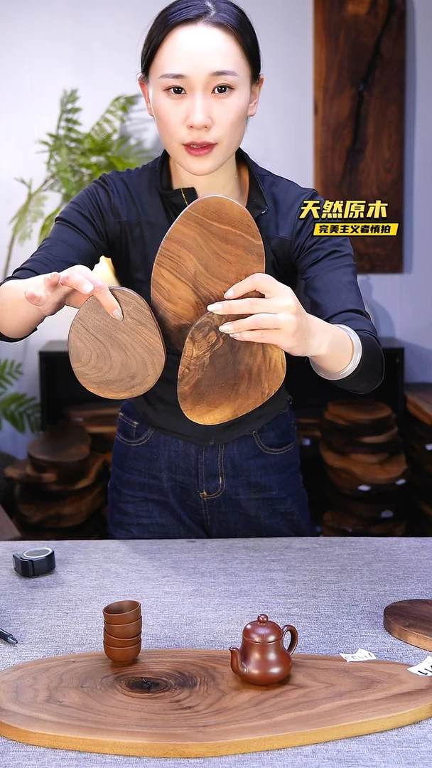 木北美黑胡桃原木.干裂疤结不属于商品质量问题完美主义者慎拍