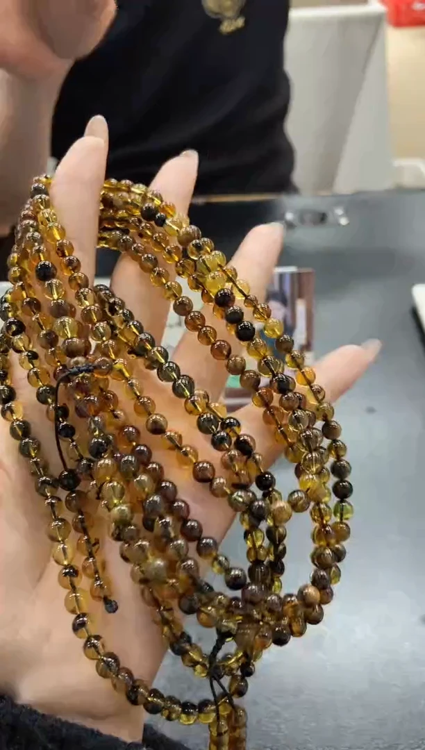 【闪购商品】琥珀颈饰未镶嵌天然琥珀13多样性发一