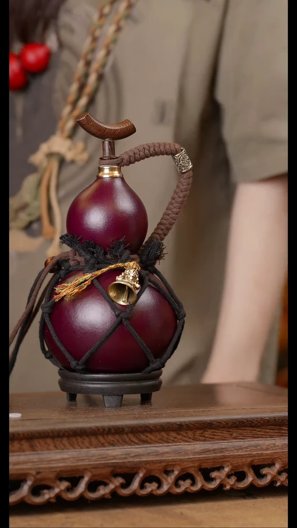 178号精品天然大漆酒葫芦一物一拍~