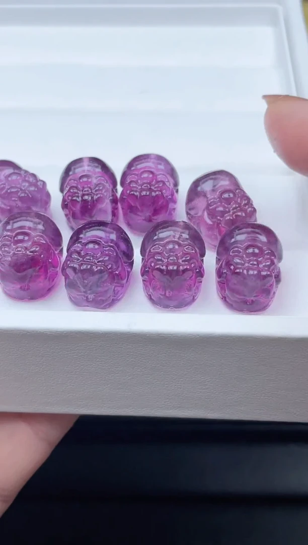 【闪购商品】萤石颈饰未镶嵌44a多样性发其一/2.12/1个