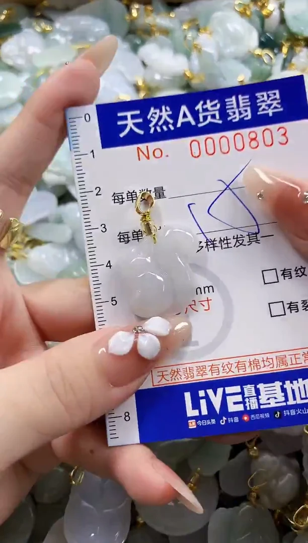 颈饰未镶嵌翡翠天然A货翡翠