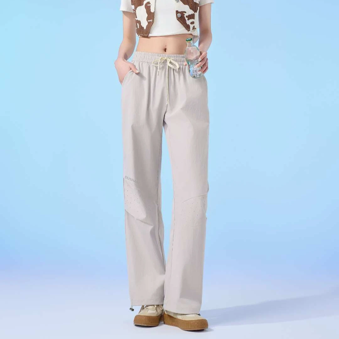 2025春夏季5A抗菌情侣款透气时尚户外休闲凉感伞兵工装裤【8709】Y