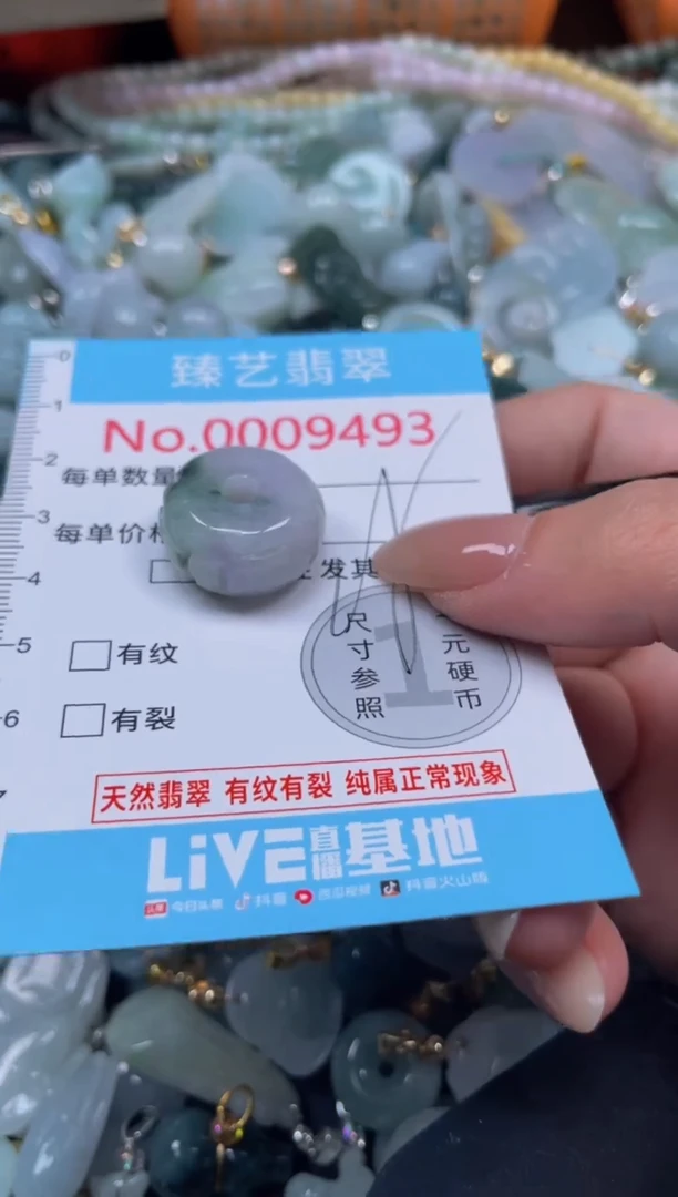 颈饰未镶嵌翡翠9493