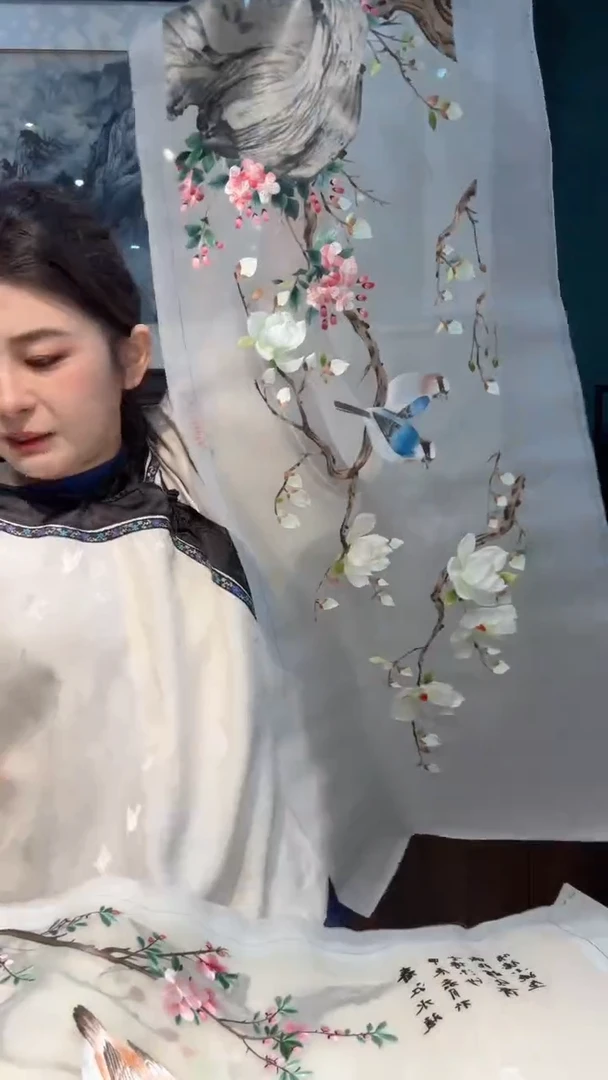刺绣非遗苏绣手工刺绣单面绣