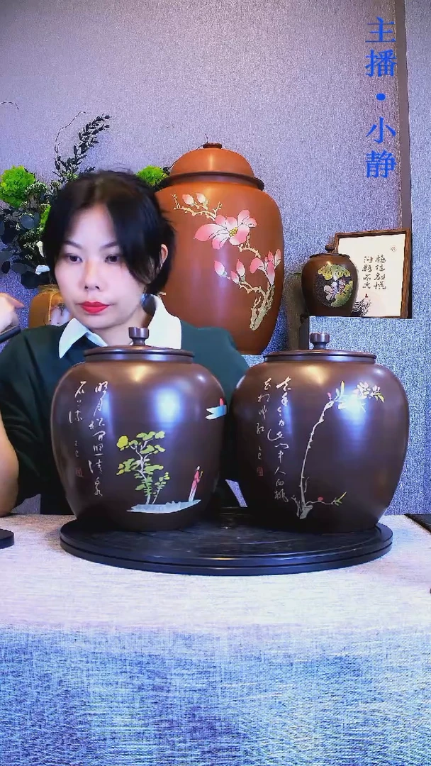 萌*娃全手工紫陶茶罐精磨微瑕疵2只281