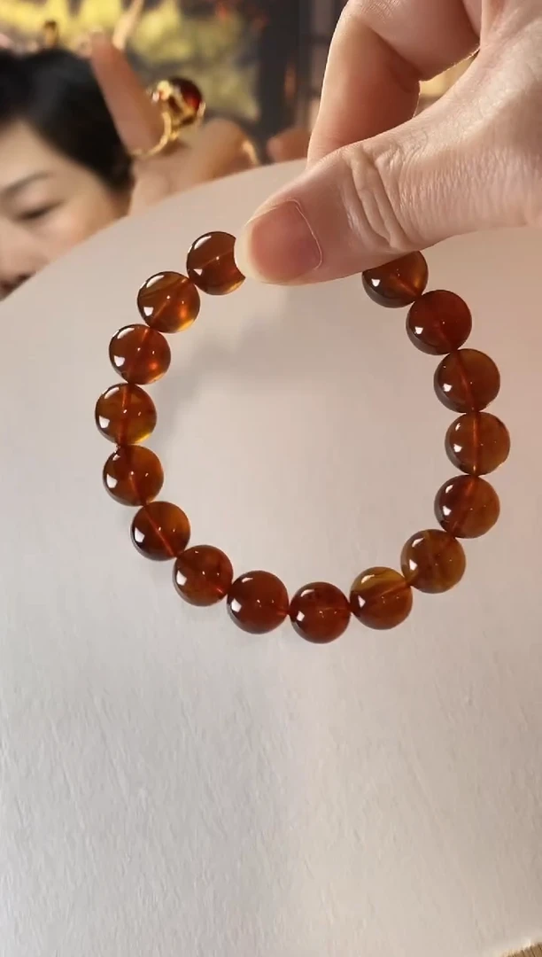 【闪购商品】琥珀颈饰未镶嵌灵草珀单圈11+