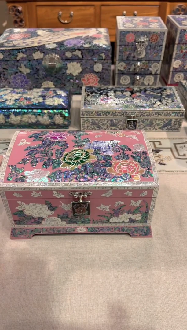 【闪购商品】按扣满贝底·.弘贝雅螺钿漆器文化馆