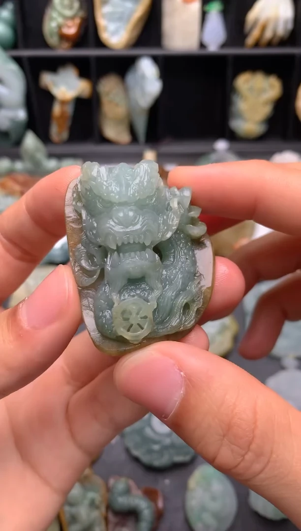 【闪购商品】定制翡翠未镶嵌龙