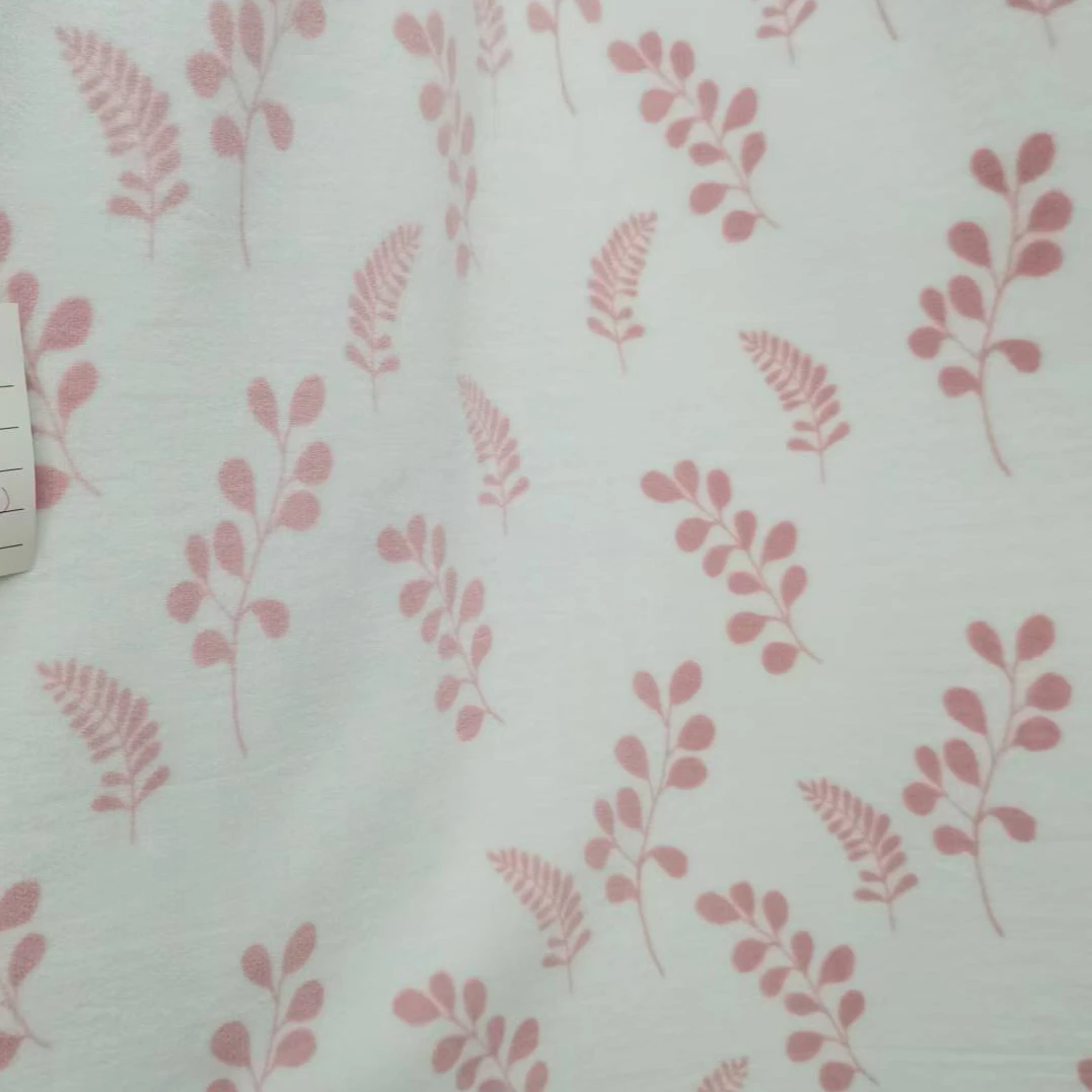 高端加密保暖绒布料～觅香粉