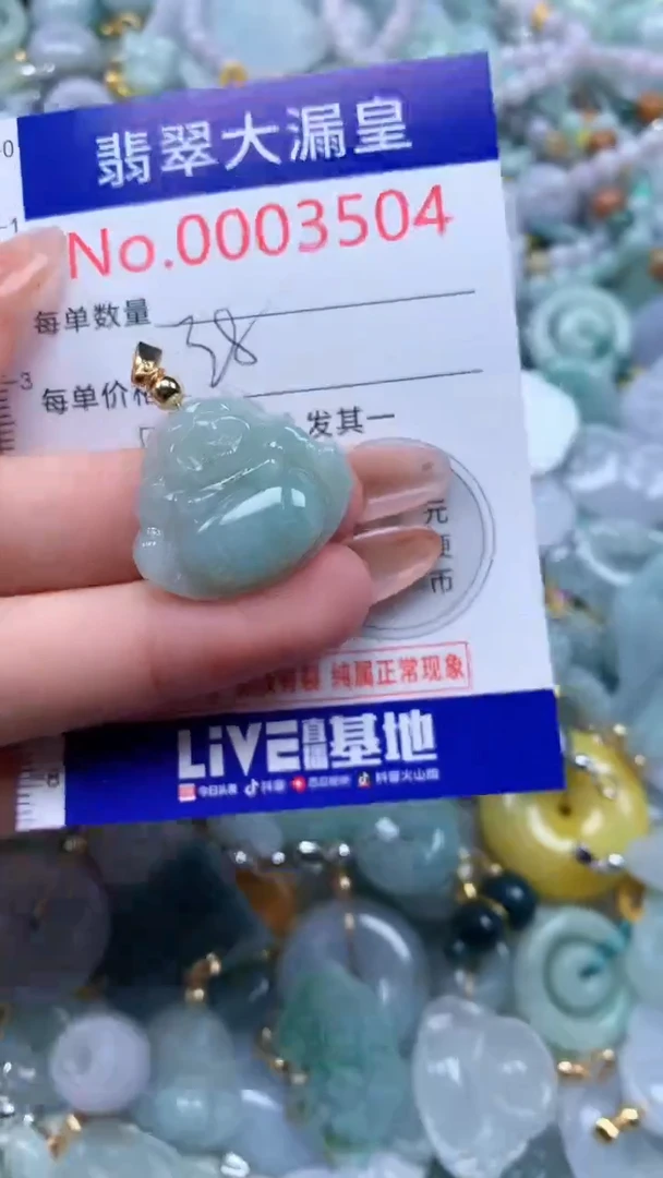 翡翠未镶嵌吊坠(不含链)3504