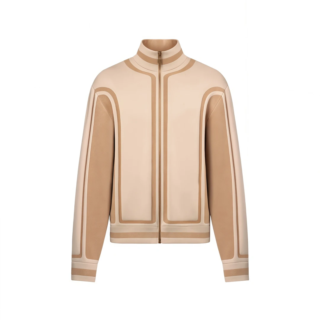 【彭彭甄选】爆款26新款撞色拉链立领夹克外套A195