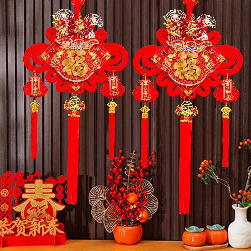 【代代有福平安结】2025蛇年爆款室内挂件喜庆背景墙装饰新年过年挂