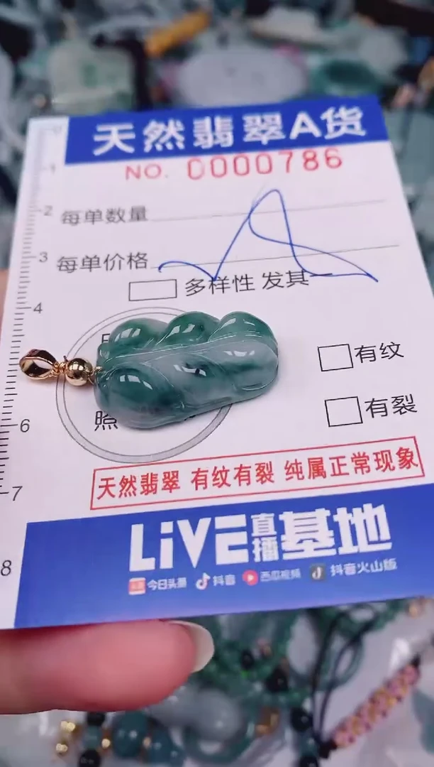颈饰未镶嵌翡翠00000786