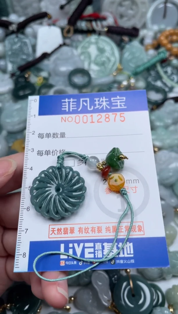 颈饰未镶嵌翡翠12875