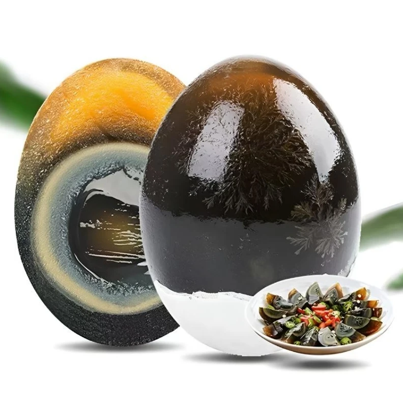 温汤佬【60-70克/枚】鄱阳湖松花皮蛋江西特产无铅工艺溏心新鲜鸭蛋