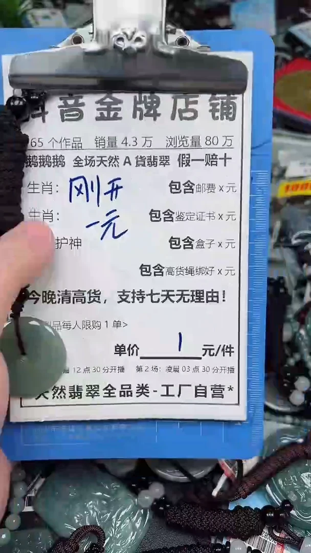 翡翠未镶嵌颈饰全场天然A货翡翠招财玉