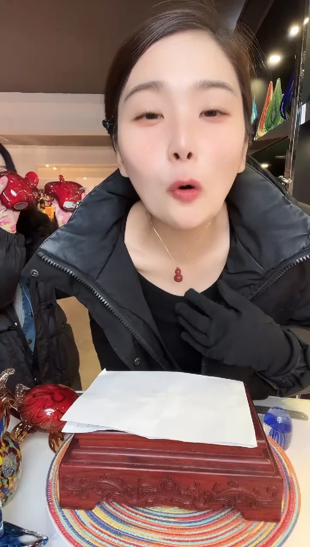 茶盏琉璃摆件家居摆件