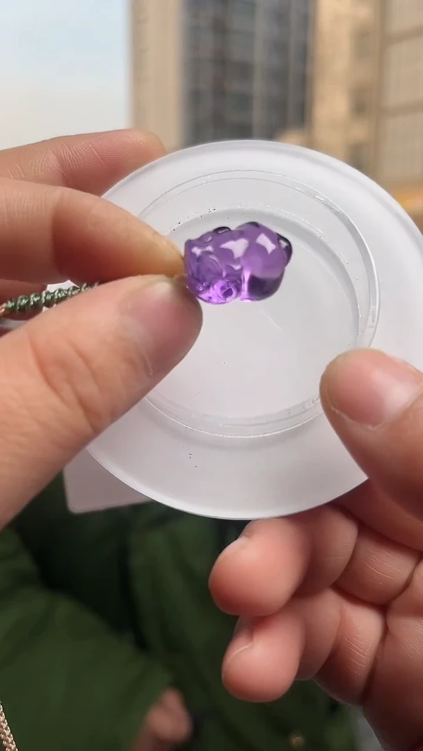 【闪购商品】紫晶吊坠(赠链)未镶嵌天然紫水晶貔貅多样性发一