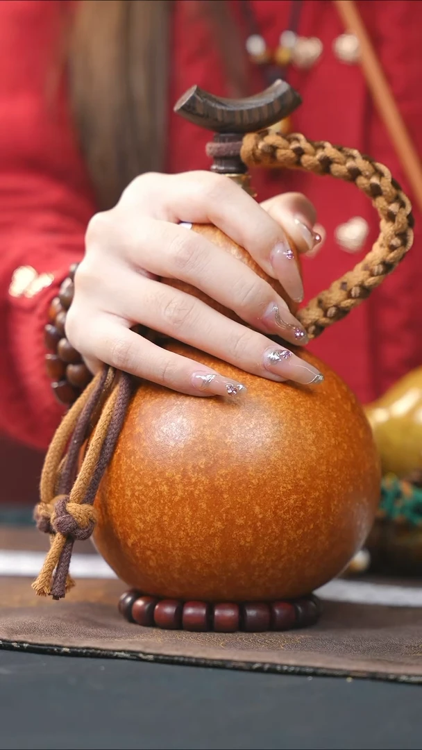 【闪购商品】WK203原皮色中容量酒葫芦随缘发