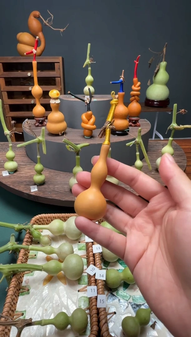 静**争文玩葫芦摆件手把件观音瓶