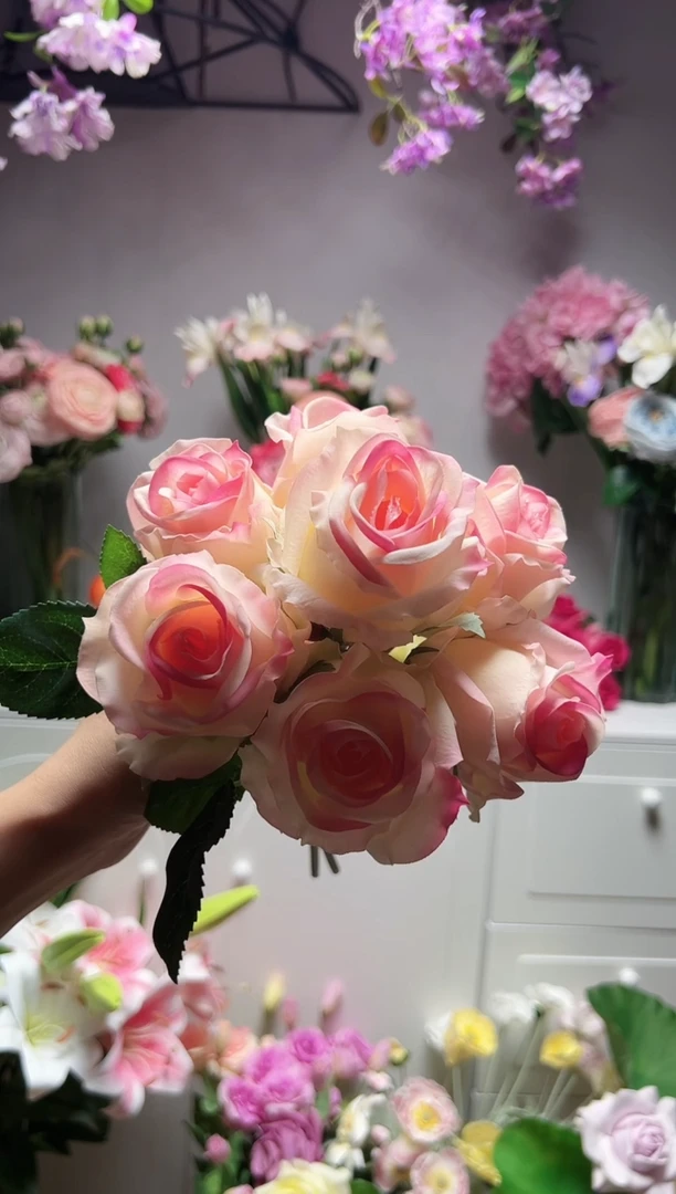 7枝奶粉色手感保湿爱莎（微瑕不售后）