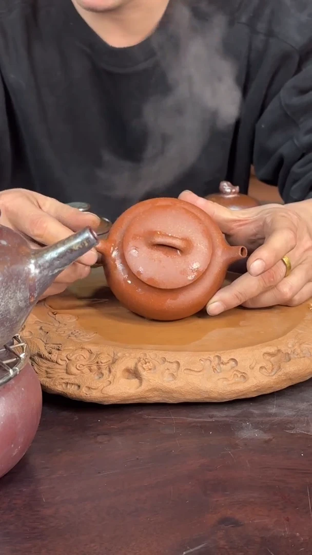 【闪购商品】紫砂全手工降坡汉瓦