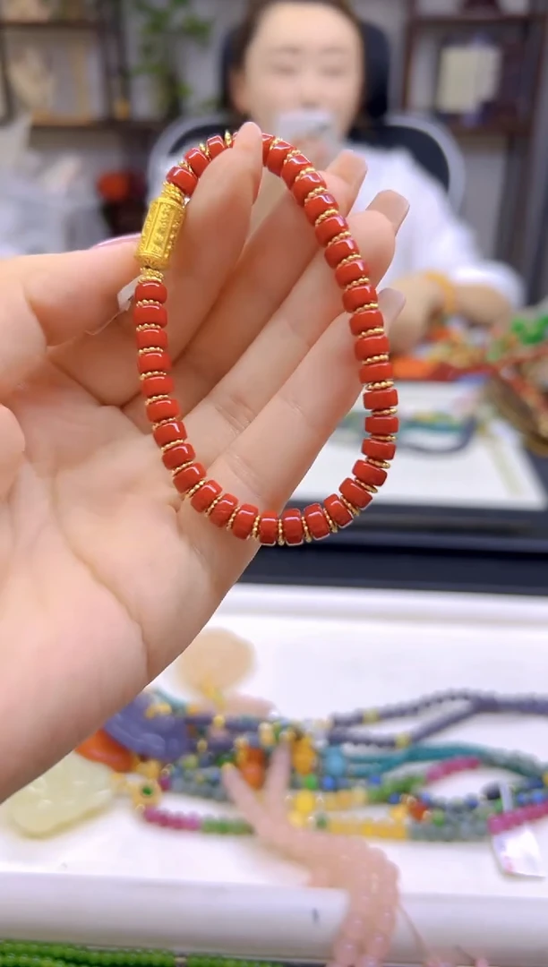 玛瑙/玉髓手链未镶嵌DIY款S711