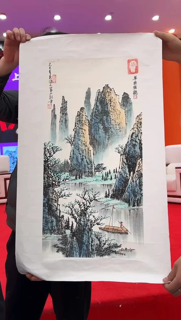 国画孙立芳展览精品