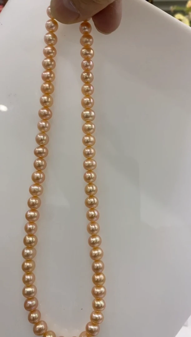 【闪购商品】淡水珍珠BG银S925镶嵌珍珠串链@@p1032