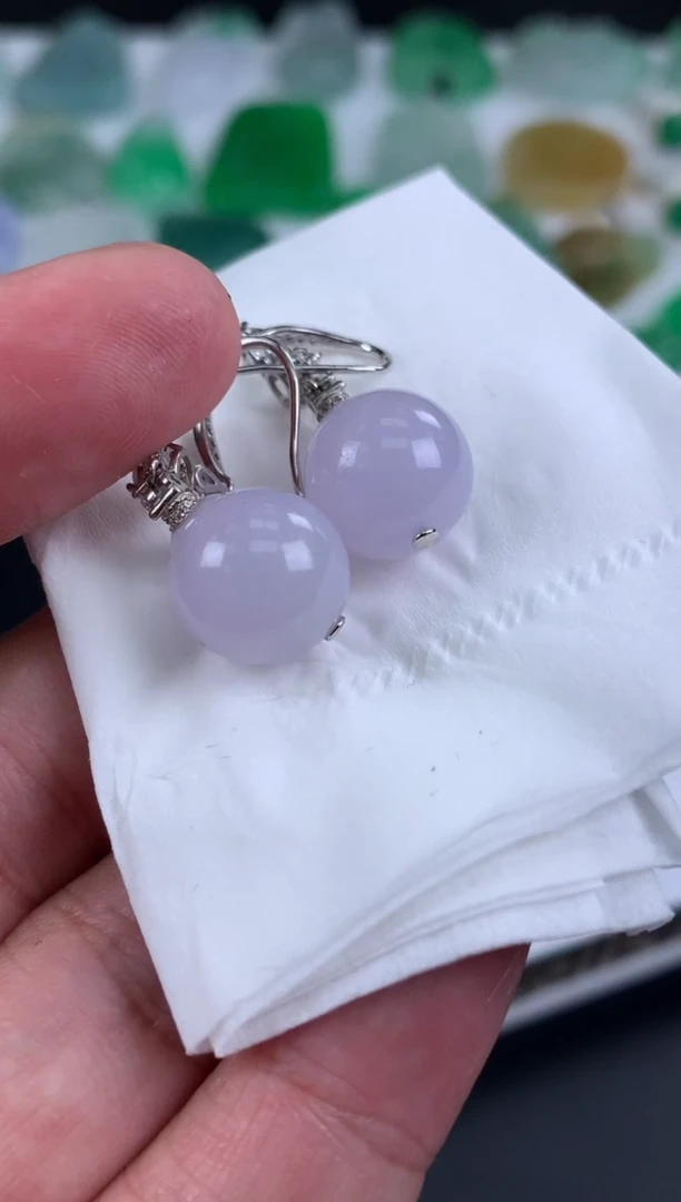 【闪购商品】翡翠耳饰未镶嵌翡翠