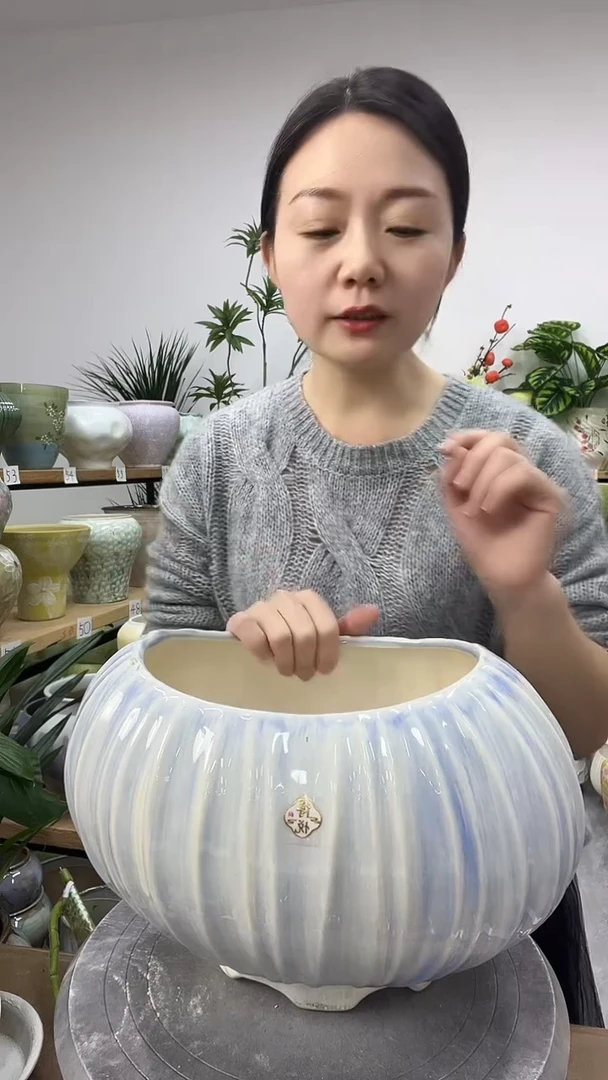 11.10陶瓷花盆直播链接高.20 口20