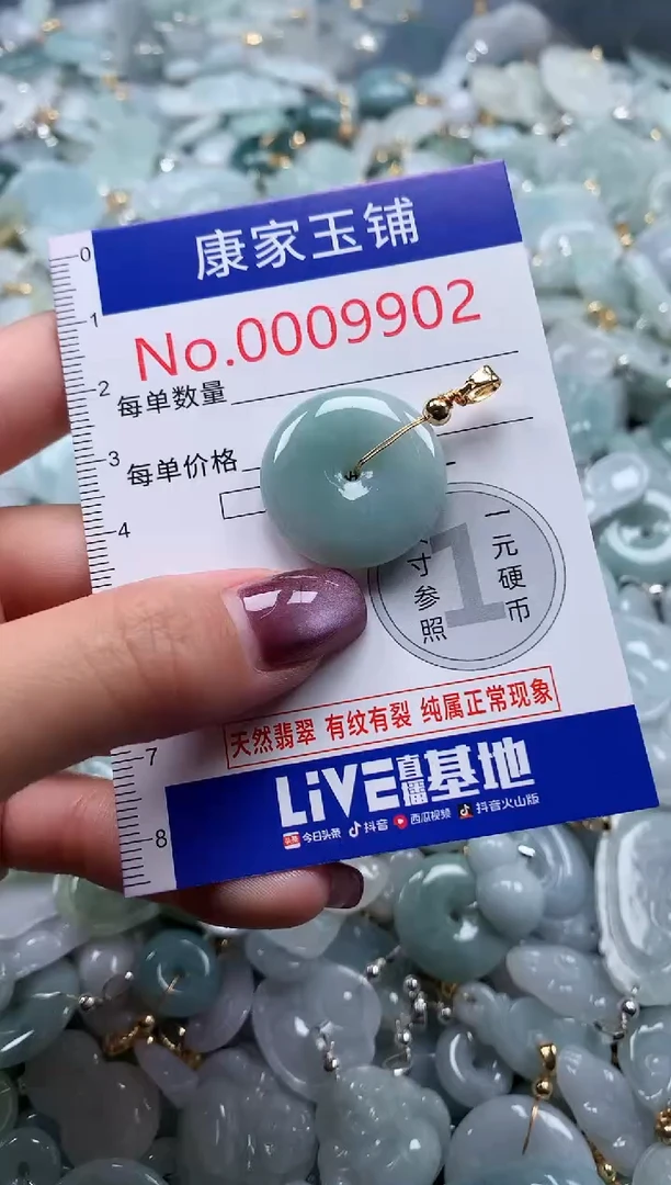 翡翠未镶嵌吊坠(不含链)9902