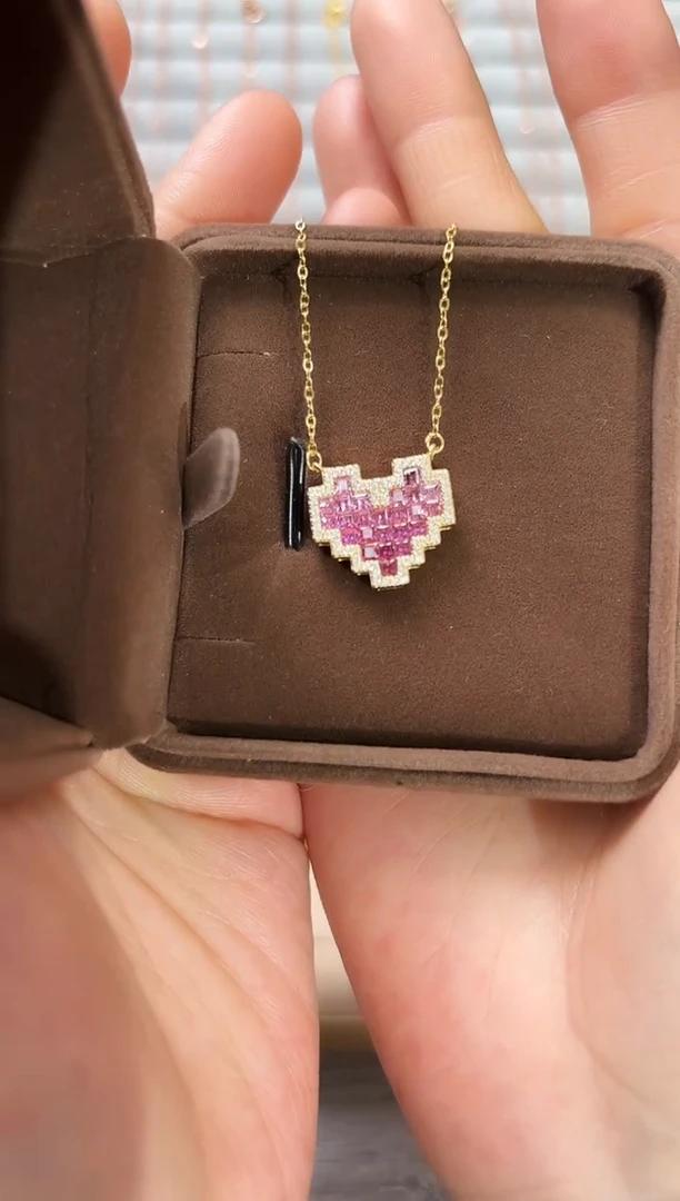 【闪购商品】石榴石项链银S925镶嵌04