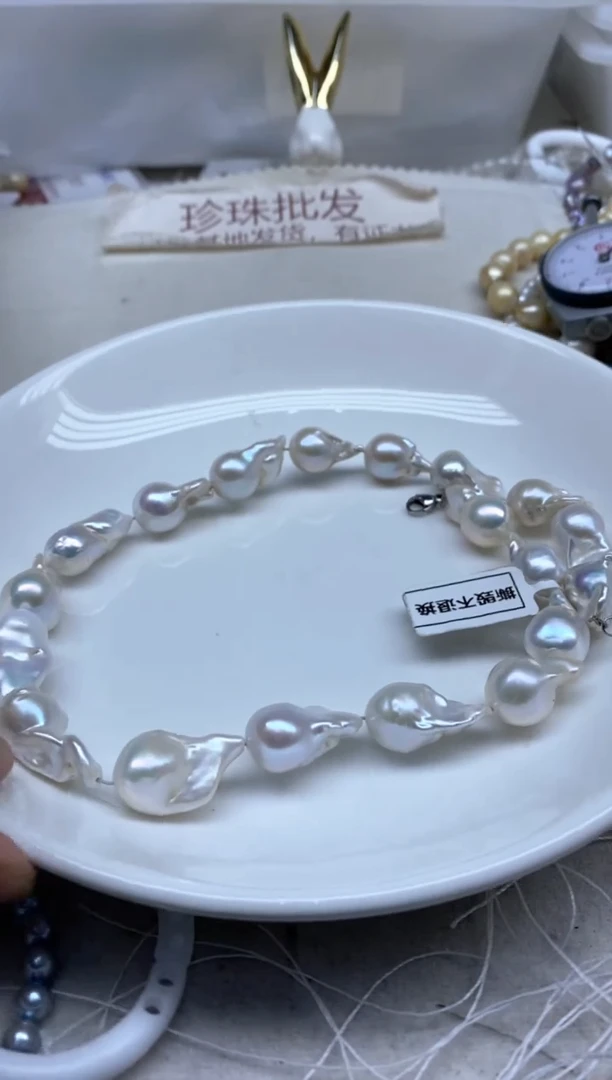 淡水珍珠未镶嵌颈饰大巴