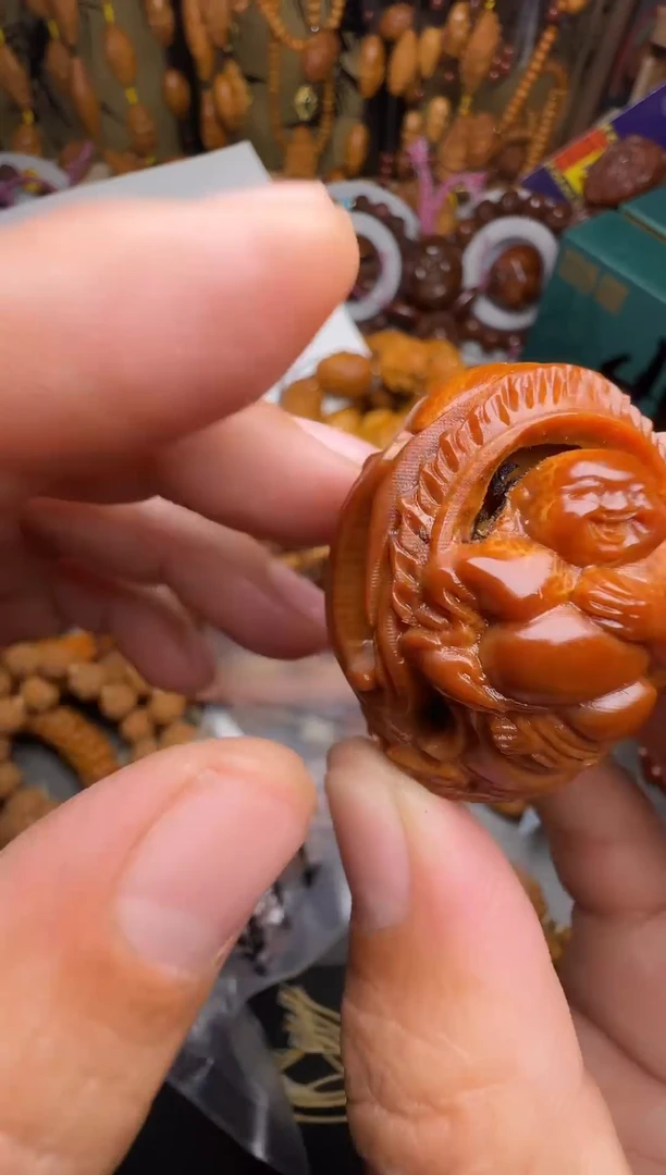 手串橄榄核童子弥勒