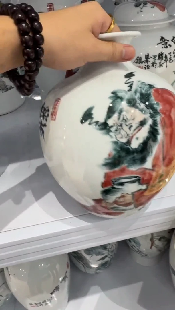 吴义松陶盟手工手绘陶瓷编码：
