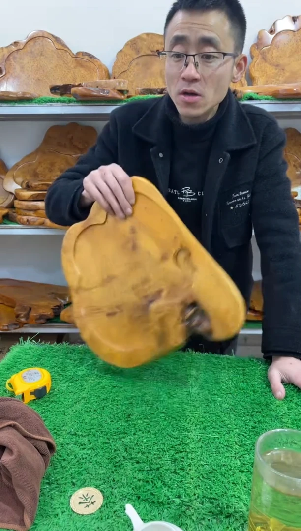 【闪购商品】四川香杉枯木榴茶盘