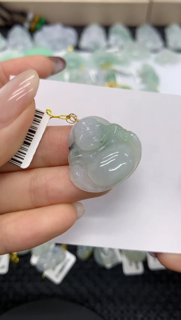 【闪购商品】翡翠颈饰18K金镶嵌11111111111