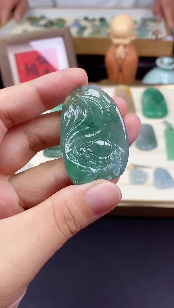 吊坠(不含链)未镶嵌翡翠吊坠@@CMT6525