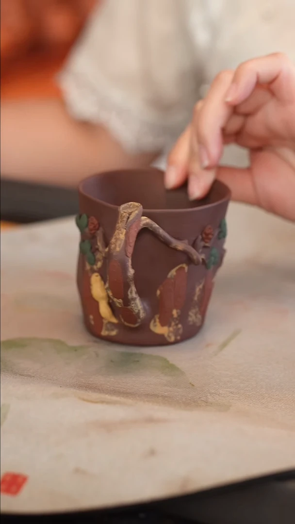 茶壶紫砂原矿手工制作