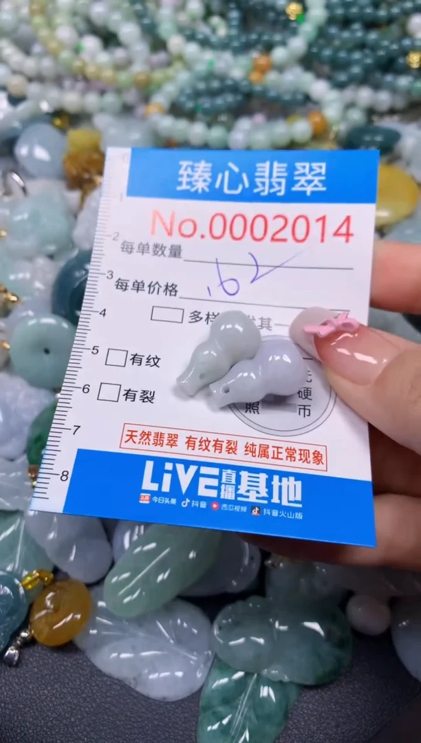 【闪购商品】翡翠颈饰未镶嵌含绳0002014