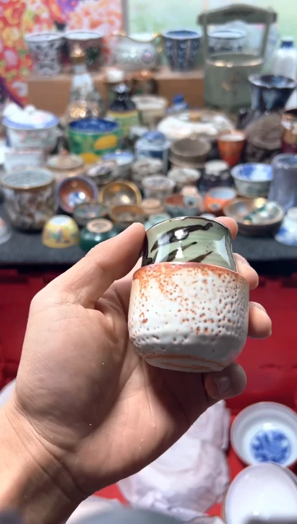 瓷片小*斧夏目海外回流瓷器中古品。
