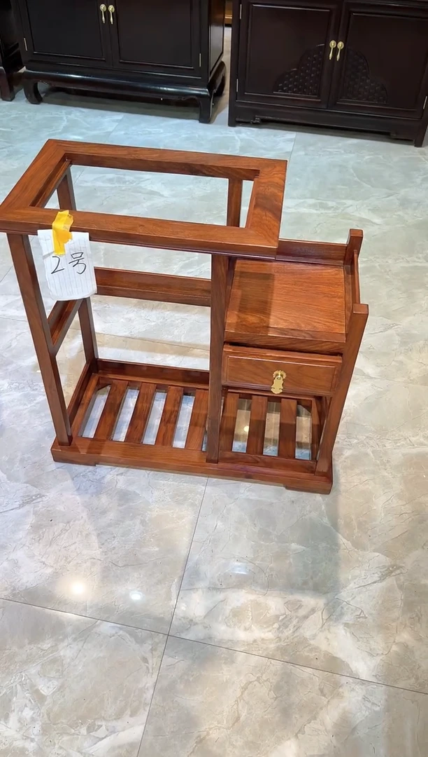 花梨木类成套家具刺猬紫檀烧水架66*30*65