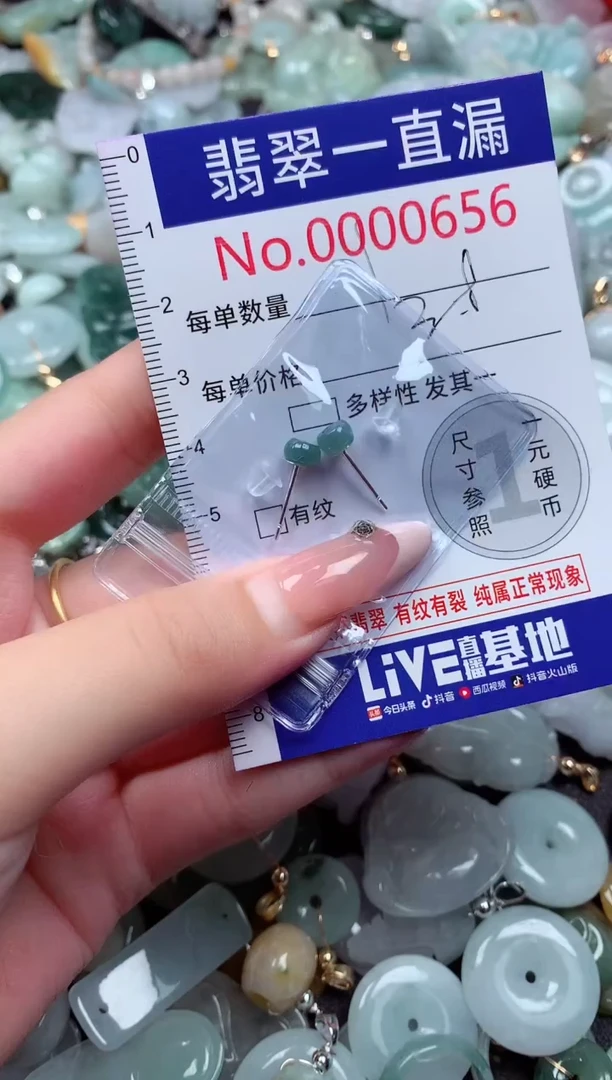翡翠未镶嵌吊坠(不含链)656