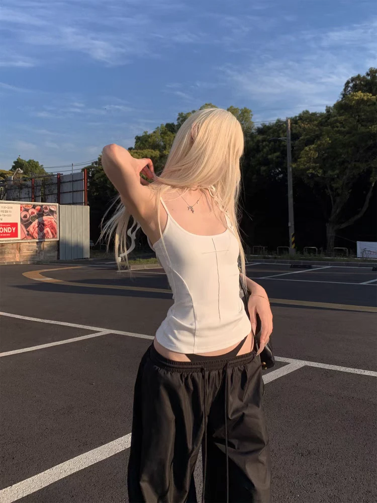 Rase le sol ‘Angel Cradle’天使翅膀吊带背心外穿辣妹露背上衣