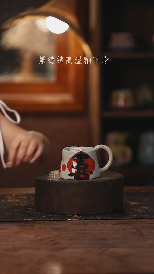 陶瓷景德镇高温釉下手绘陶瓷174